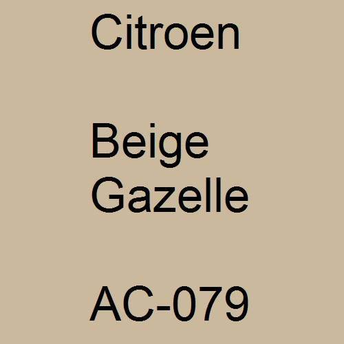 Citroen, Beige Gazelle, AC-079.